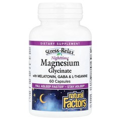 2 X Natural Factors, Stress-Relax�, Nighttime Magnesium Glycinate With Melatoni