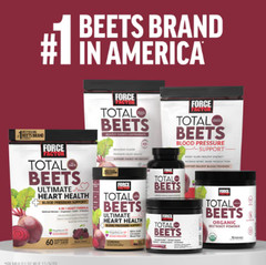 Force Factor Total Beets Drink Mix Superfood Powder with Nitrates to Support…