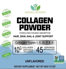 Multi-collagen Hydrolyzed Peptides Powder – 16oz
