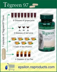 2-PACK Nu Skin Nuskin Pharmanex Tegreen 97 120 Caps -NEW STOCK- 04/2026