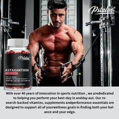 Astaxanthin 12mg – Anti-aging, Anti-wrinkle, Helps Cardiovascular Health