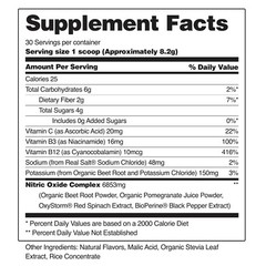 Apple Organic Beet Root Powder Flavored Nitric Oxide, 30 Servings – 8.8oz Jar