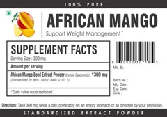 African Mango Extract Powder Strong Fat Burner Slimming Diet Weight Loss