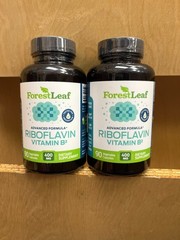 2 Bottles ForestLeaf Vitamin B2 Riboflavin 400mg – Energy, Skin and Cell