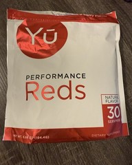 Yu Beauty PERFORMANCE REDS 28 single serving sticks/packs trim fit/purple tea
