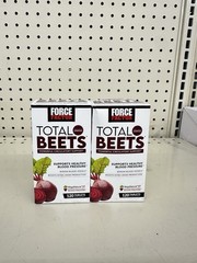 2 Total Beets Circulation Superfood Beet Root with Blood Pressure Support 120ct