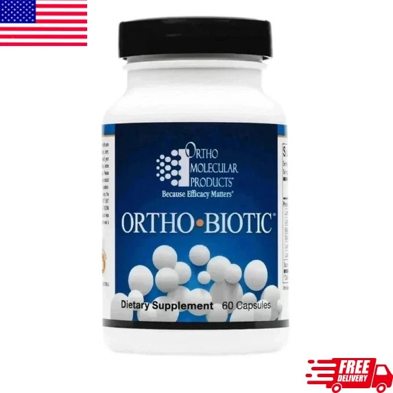 NEW ORTHO BIOTIC 60 Capsules Digestive & Gut Health Support FREE SHIP