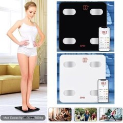 Bathroom Scale with Backlit LCD Display Digital Body Weight Scale Max:400lb