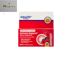 Equate Immune Support Effervescent Tablets, Berry, 10 Count