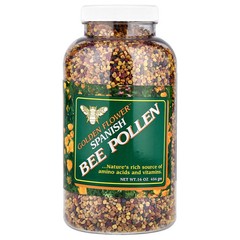 2 X Golden Flower, Spanish Bee Pollen, 16 oz (454 g)