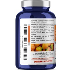 NusaPure African Mango Extract 5,000 mg per Veggie Caps 180 Capsules (Non-GMO)