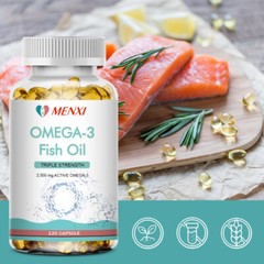 Triple Strength Omega 3 Fish Oil Supplement 3600 mg – EPA & DHA Fish Oil Omega 3