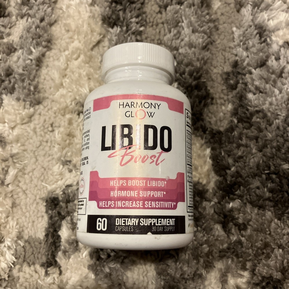 Harmony Glow LIBIDO BOOST Passion & Aphrodisiac Support For Adult Women 60 Caps