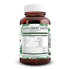 Plant-Based Digestive Enzyme Complex with Herbal Ingredients | Ginger, Fennel…