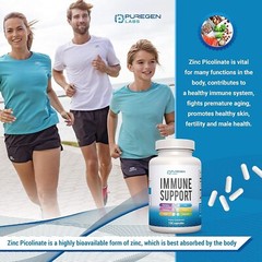 Puregen Labs Immune Support * Powerful 6 in 1 Supplement Blend * 120 Capsules