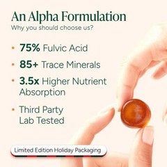 Root Labs Alpha Gummies: & Shilajit Blend Energy for 10-in-1 Focus, 60ct