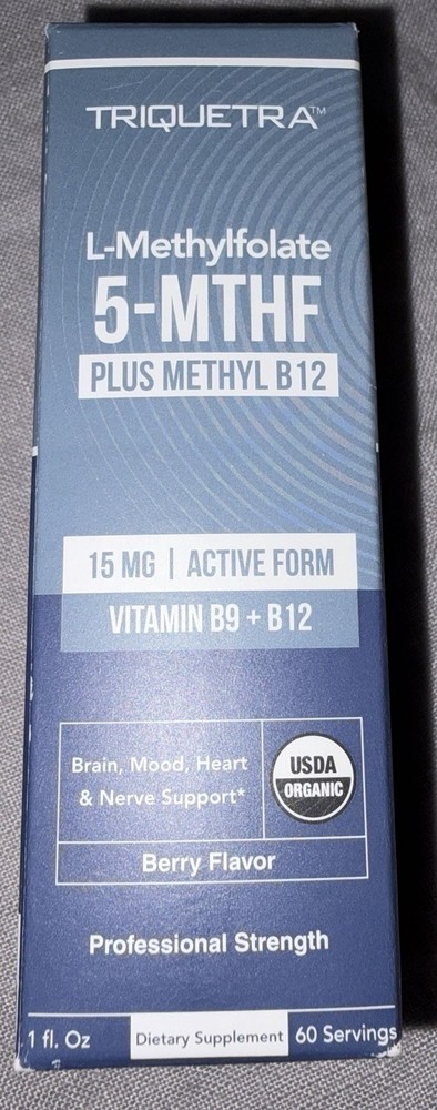 L-methylfolate 5-MTHF Plus Methyl B-12 15 Mg Active Form Plus B9 & B12