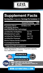 3x Probiotic 60 Billion 60ct with Prebiotics, Immune Function, Healthy Digestion