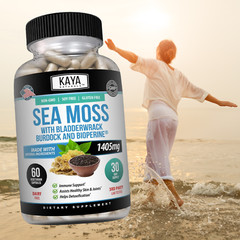 Organic Irish Sea Moss, Burdock Root, Bladderwrack Powder, Immune & Thyroid Care
