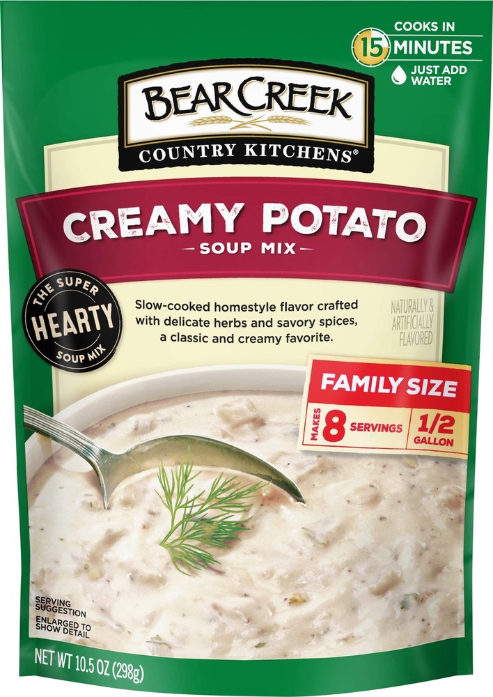 Bear Creek Soup Mix, Creamy Potato, 10.5 Ounce (Pack of 1), Potato