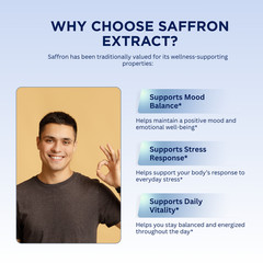 Pelican Saffron Extract – Mood Support & Stress Support – 60 Capsules