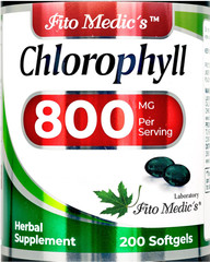 FITO MEDIC’S Lab Chlorophyll Supplement, 200 Softgels, Chlorophyll Capsules