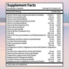 Bariatric Multivitamin Capsule with 45mg Iron for Weight Loss Burn Fat