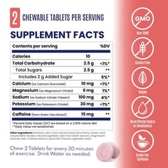 SaltStick Electrolyte FastChews with Caffeine 60 Citrus Burst Chewable Salt …