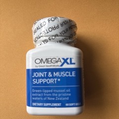 OmegaXL Joint & Muscle Support Green-Lipped Mussel Oil Extract 60 Softgels