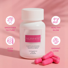 Nuwhite Advanced Whitening L-Glutathione & Collagen, 30 Capsules