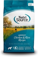 Tuffy’s Nutrisource Chicken and Rice Formula Breed Dry Adult Food 30 lb Bag-Sing