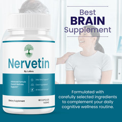 (5 Pack) Nervetin Capsules Neuropathy Support Nerve Comfort Relaxation (300 ct)