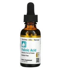 California Gold Nutrition, Folinic Acid, 4 PACK, 1 fl oz, YES ship to Saudi UAE