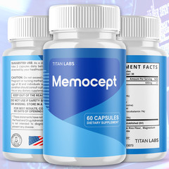 (3 Pack) Memocept Nootropic Natural Formula Brain Supplement Memo Cept 180 Caps
