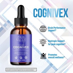 (1 Pack) Cognivex Nootropic Brain Health Support Drops Cogni Vex 30 Servings