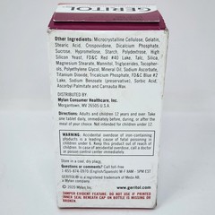 Geritol Multivitamin Multimineral Nutrition Support 100 Tabs per Bottle (2 Pack)