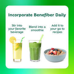 Benefiber Prebiotic Fiber + Supergreens Powder Watermelon Lemonade 8.8 oz