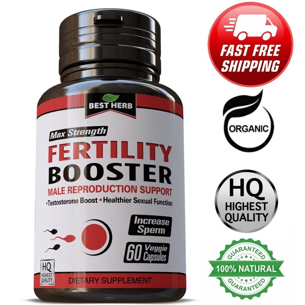 FERTILITY BOOSTER CONCEPTION AID MALE SUPPORT INCREASE SPERM MOTILITY VOLUME