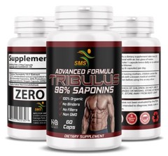 TRIBULUS TERRESTRIS 7500mg EXTRACT 96% SAPONINS MEN DIETARY SUPPLEMENT ORGANIC