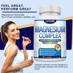 Magnesium Complex Supplement 1200mg – Advanced 7-in-1 Magnesium Blend – Glycinat
