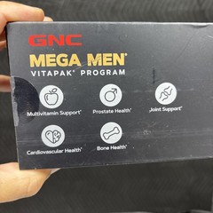 GNC Mega Men 50+ Plus Vitapak Program : 30 Day Supply / 30 Packs