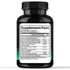 Testosterone Booster, Increase Stamina & Strength, Drive Energy For Male -60 C