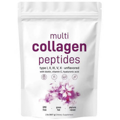 1 Bundle Multi Collagen Peptides Powder 2 lb – Hydrolyzed Protein Peptides