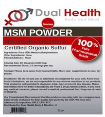 2 lb. MSM Pure Methylsulfonylmethane Powder Pain Relief Joint Arthritis Skin