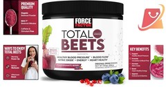Beetroot Powder Superfood Drink Mix Supports Circulation Energy Heart Health