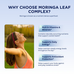 Pelican Moringa Leaf Complex – Energy & Wellness Support – 60 Capsules