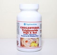 CHOLESTEROL BAD & HIGH TRIGLYCERIDES REMOVER & FLUSHER 90 PILL softgels