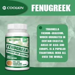 Fenugreek Capsules 3000mg – Breastfeeding Support Formula, Gluten Free & Non-GMO