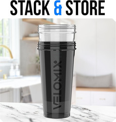 2 Pack- 28 Oz Protein Shaker Bottles for Protein Mixes – 2X Wire Whisk