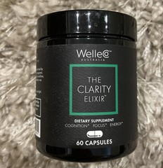 WelleCo The Clarity Elixir Vegan Dietary Supplement 60 Capsules